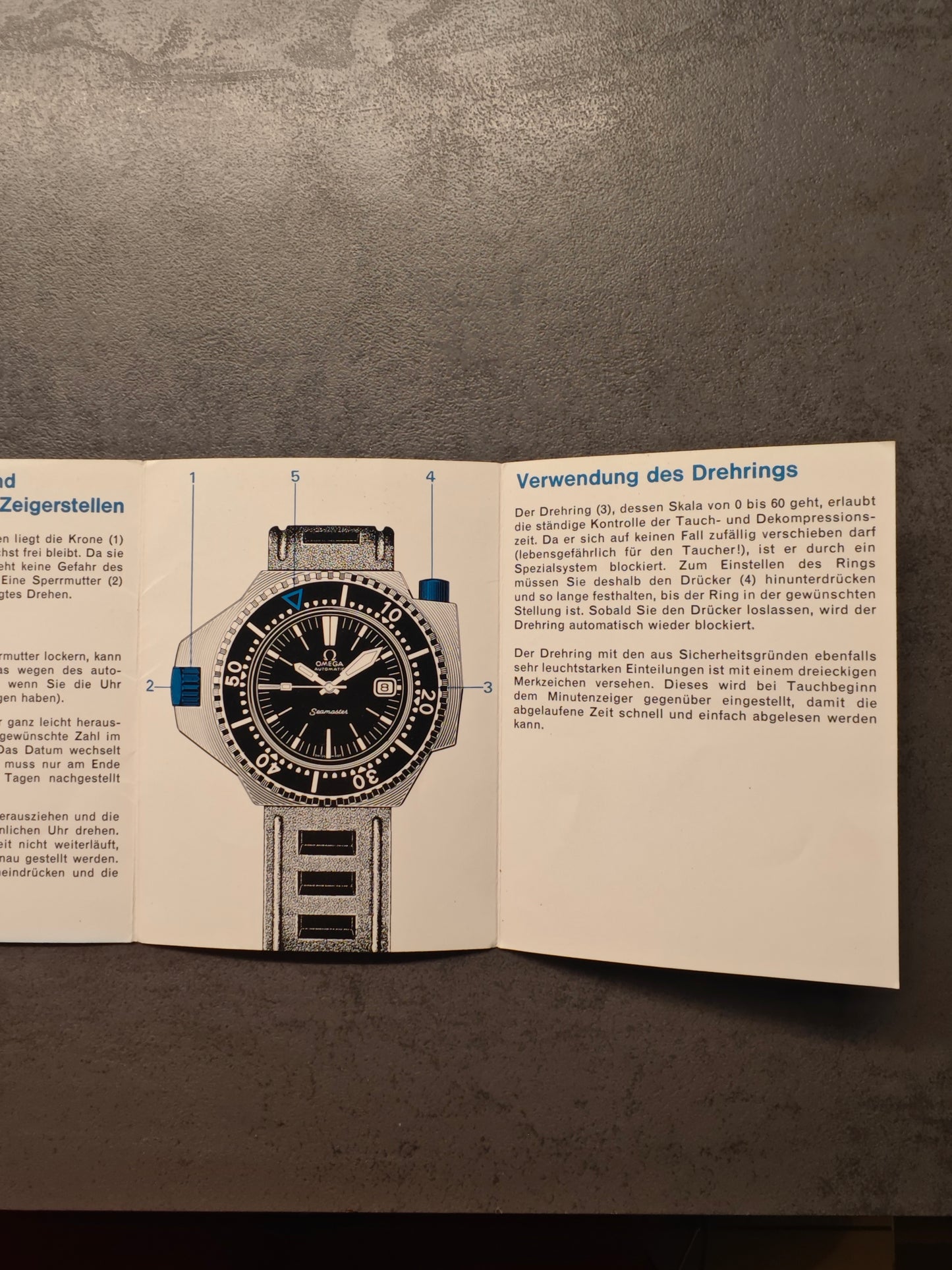 SUPER RARE OMEGA 600 Ploprof SEAMASTER Manual