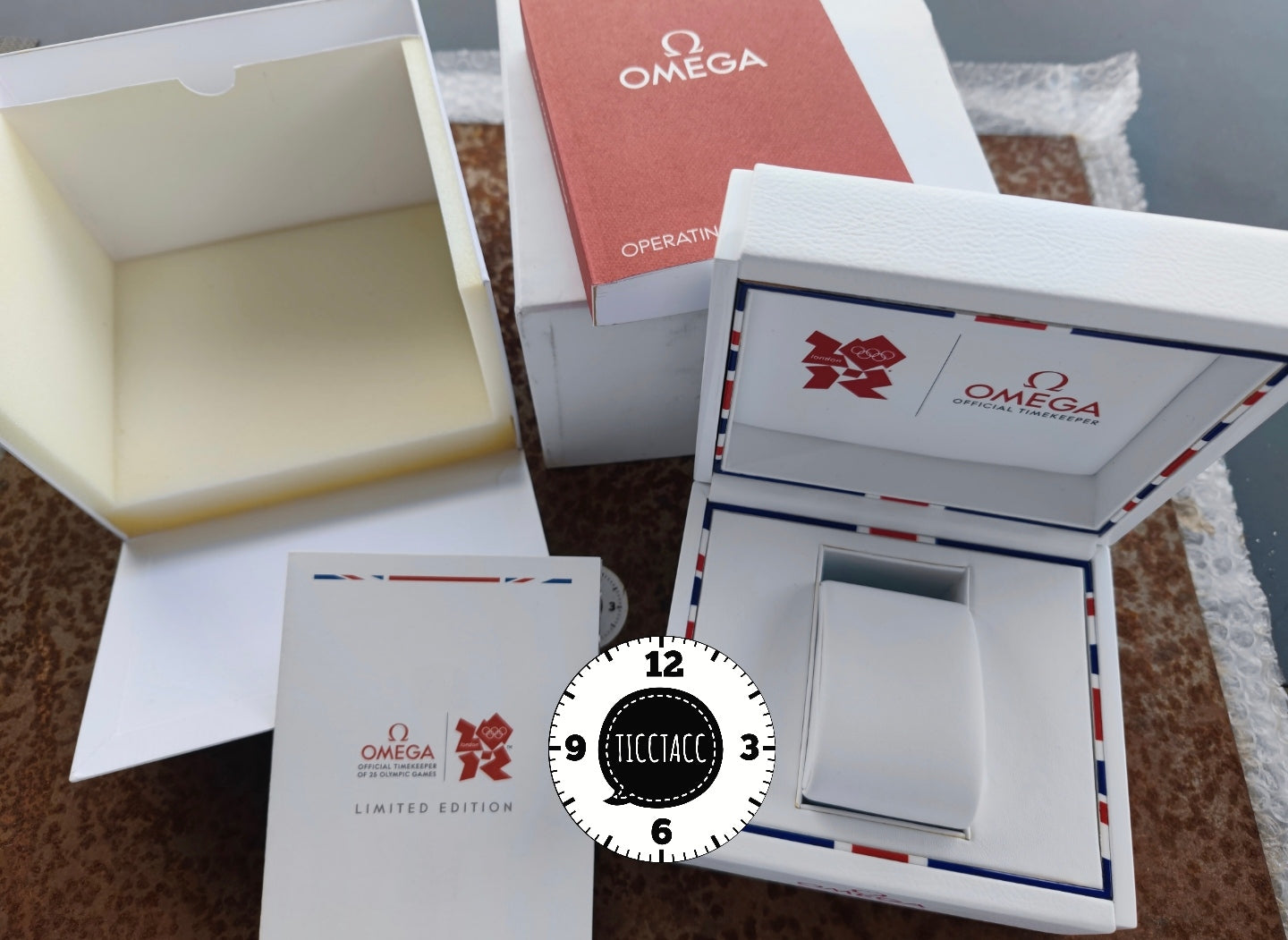 BOX Omega Co-Axial Ltd Edition Olympic Games 2012 London