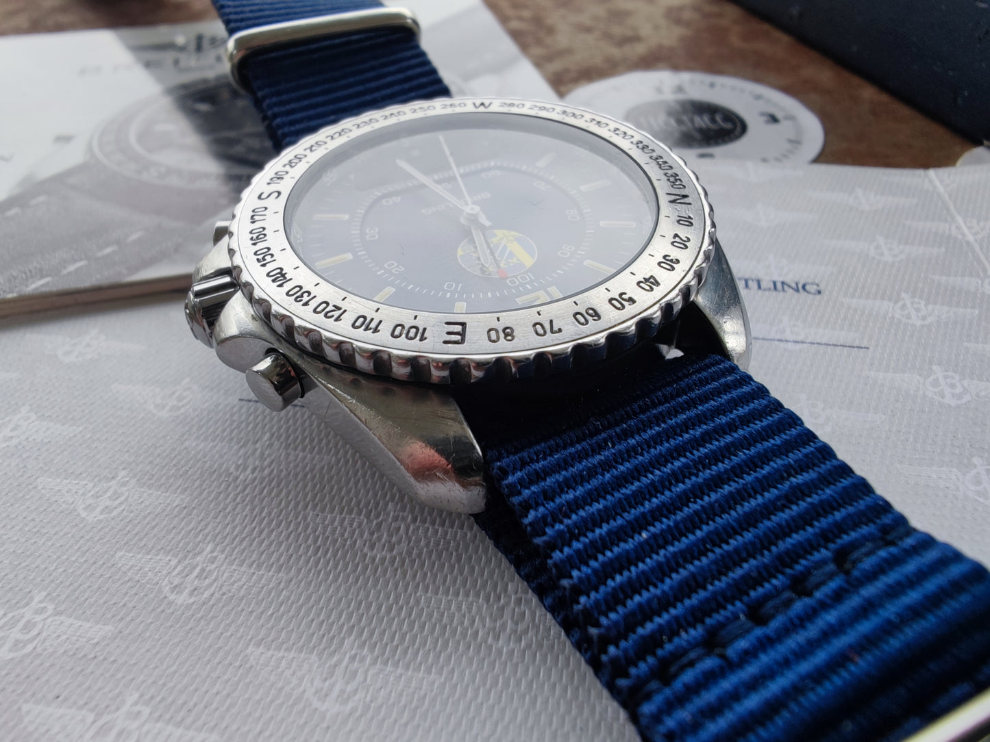 VERY GOOD 0516/1000 Breitling Pluton TEAM 60 Full Set - Limited