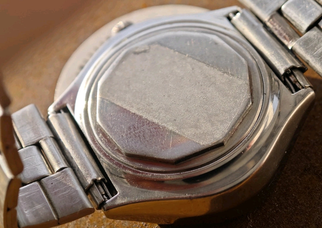 MIDO SPACE COMMANDER Vertical-Oval From 1979/1980 SERVICE & Bracelet 19,5cm