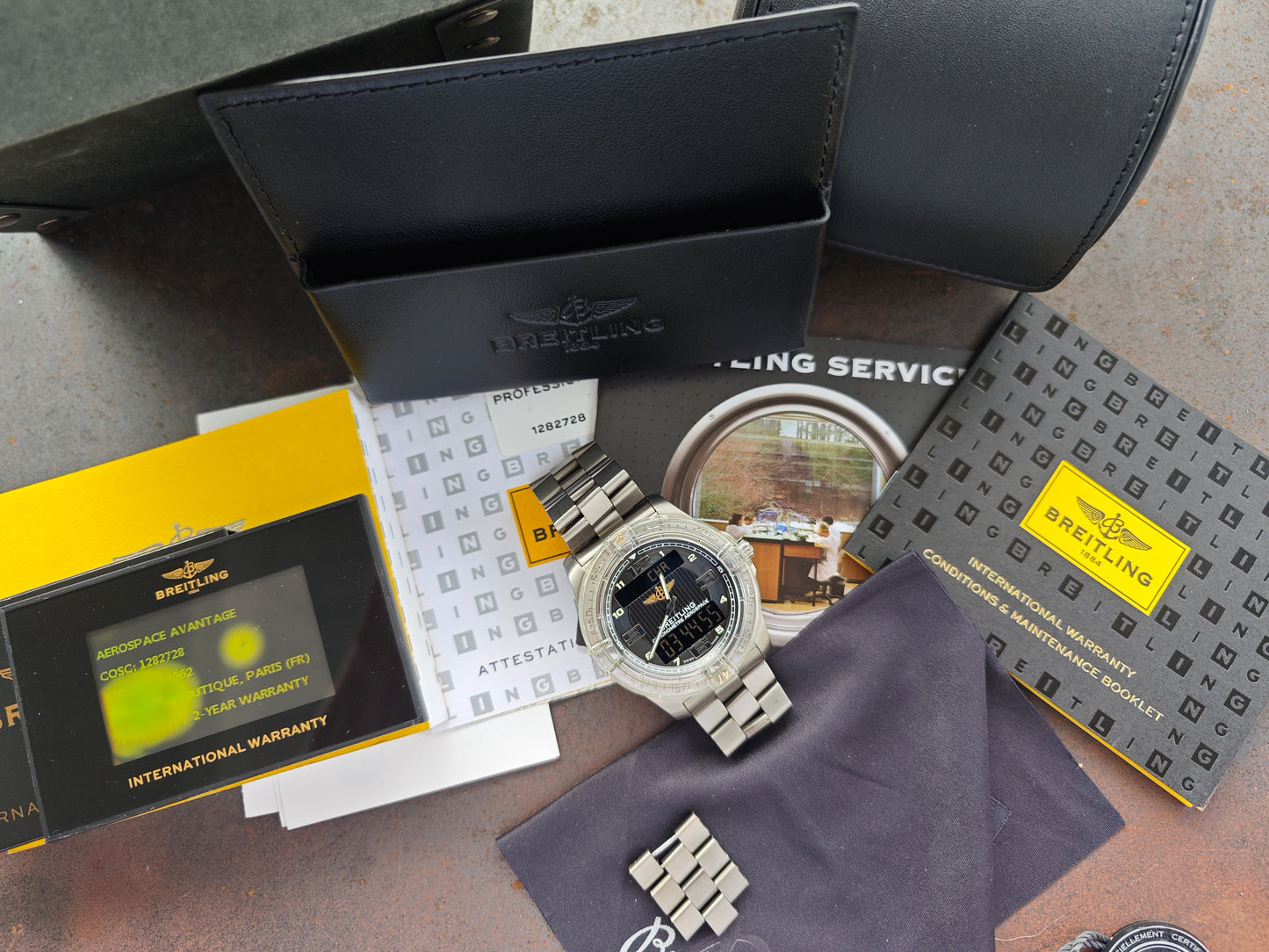 MINT Breitling Aerospace Avantage E79362 - OVERFULL SET from 2013