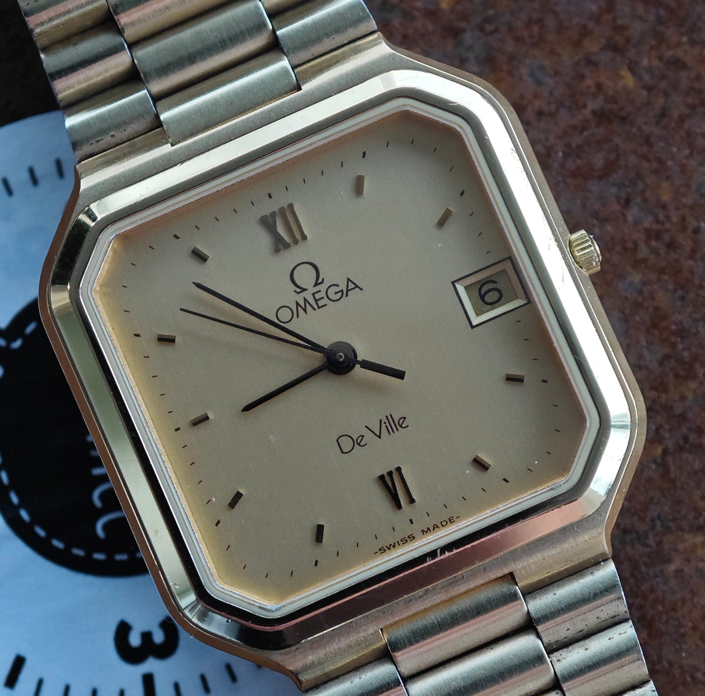 Perfect OMEGA DeVille America gold plated 1430