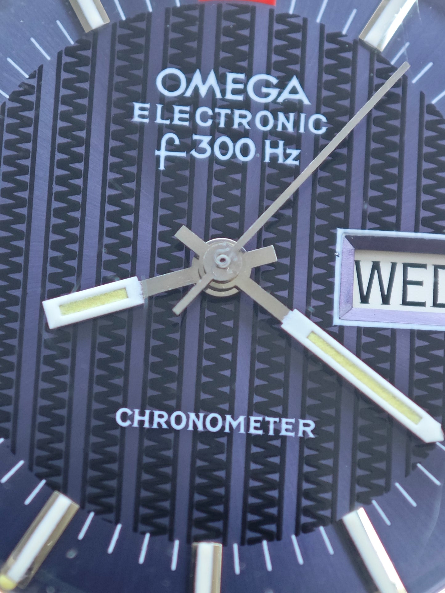 As new OMEGA 300 Blue Electronic Pattern Dial Cal. 1260