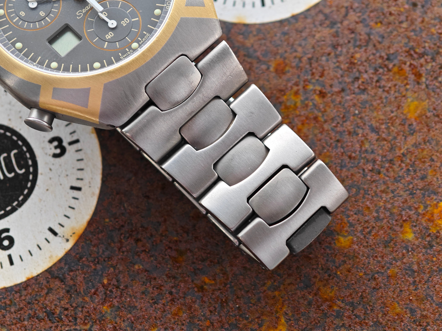 OMEGA Seamaster Polaris LCD Chrono Titanium 20cm wrist