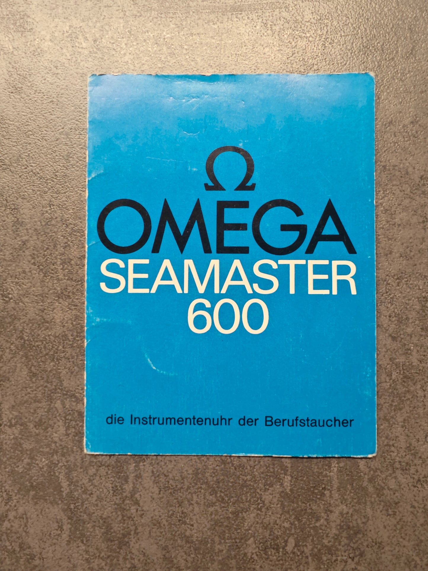 SUPER RARE OMEGA 600 Ploprof SEAMASTER Manual