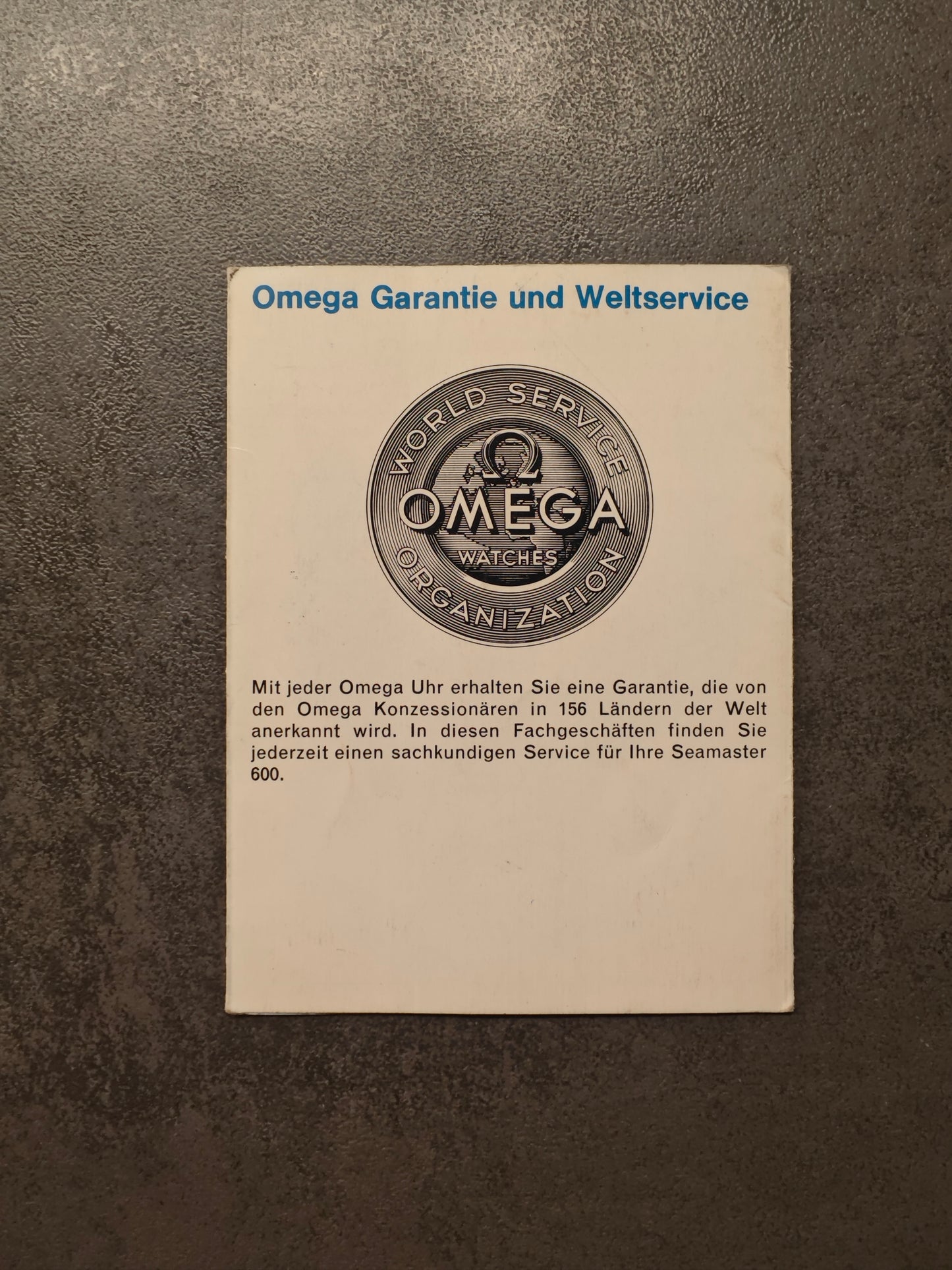 SUPER RARE OMEGA 600 Ploprof SEAMASTER Manual