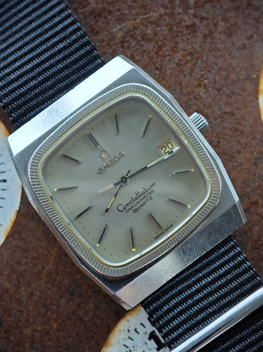 OMEGA Constellation Quartz TV Silver Dial