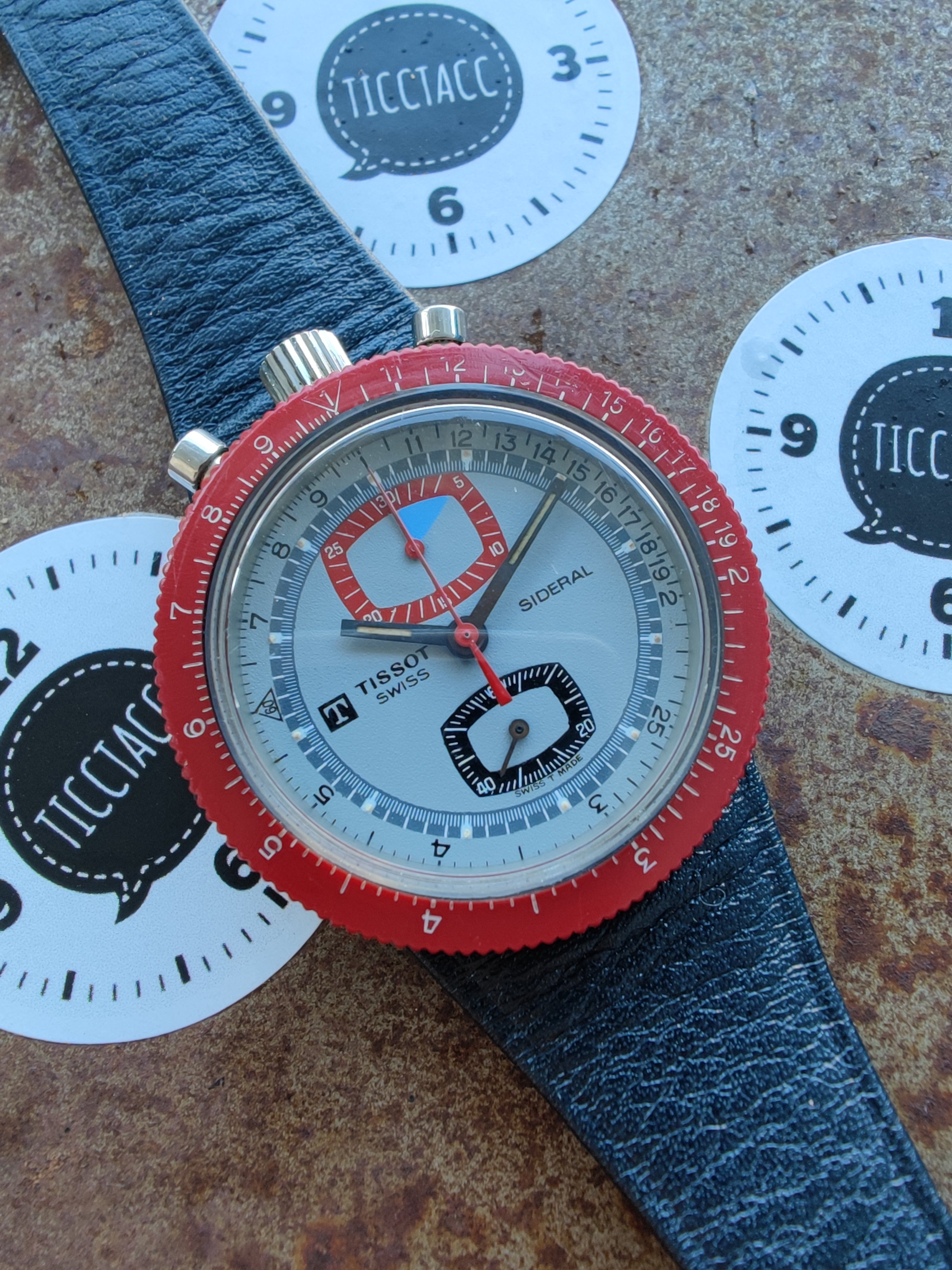 Tissot BullHead Sideral Grey Red Fiberglass