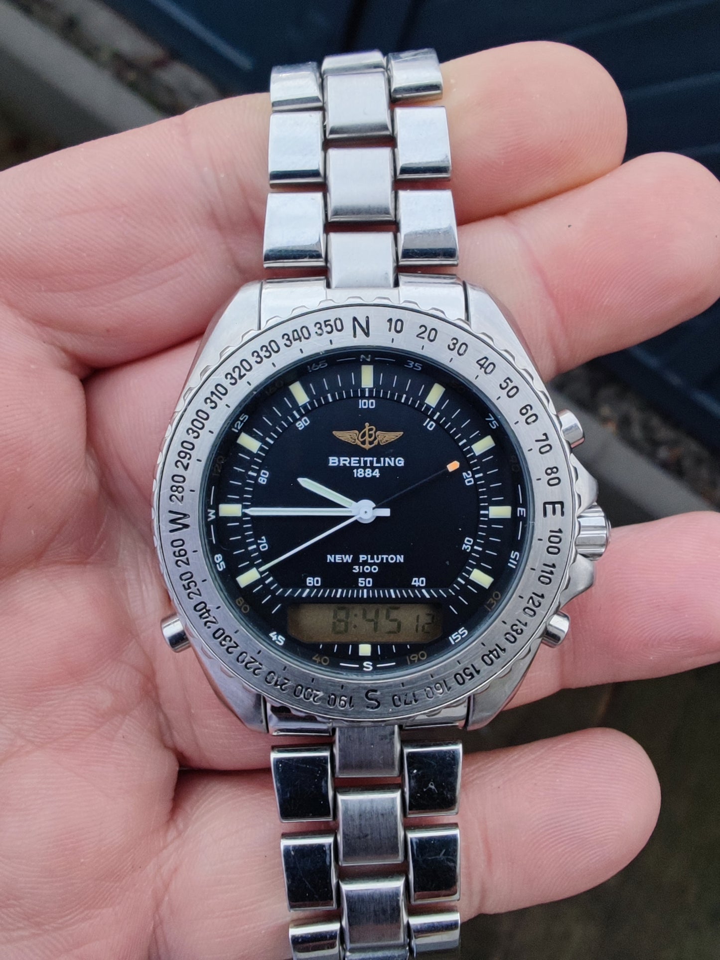 Perfect Breitling NEW PLUTON 1884 SERVICE JAN-2024