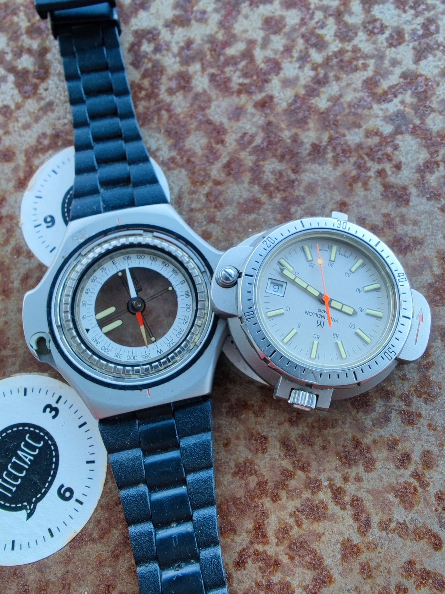 Military Pilot Compass watch from 80s