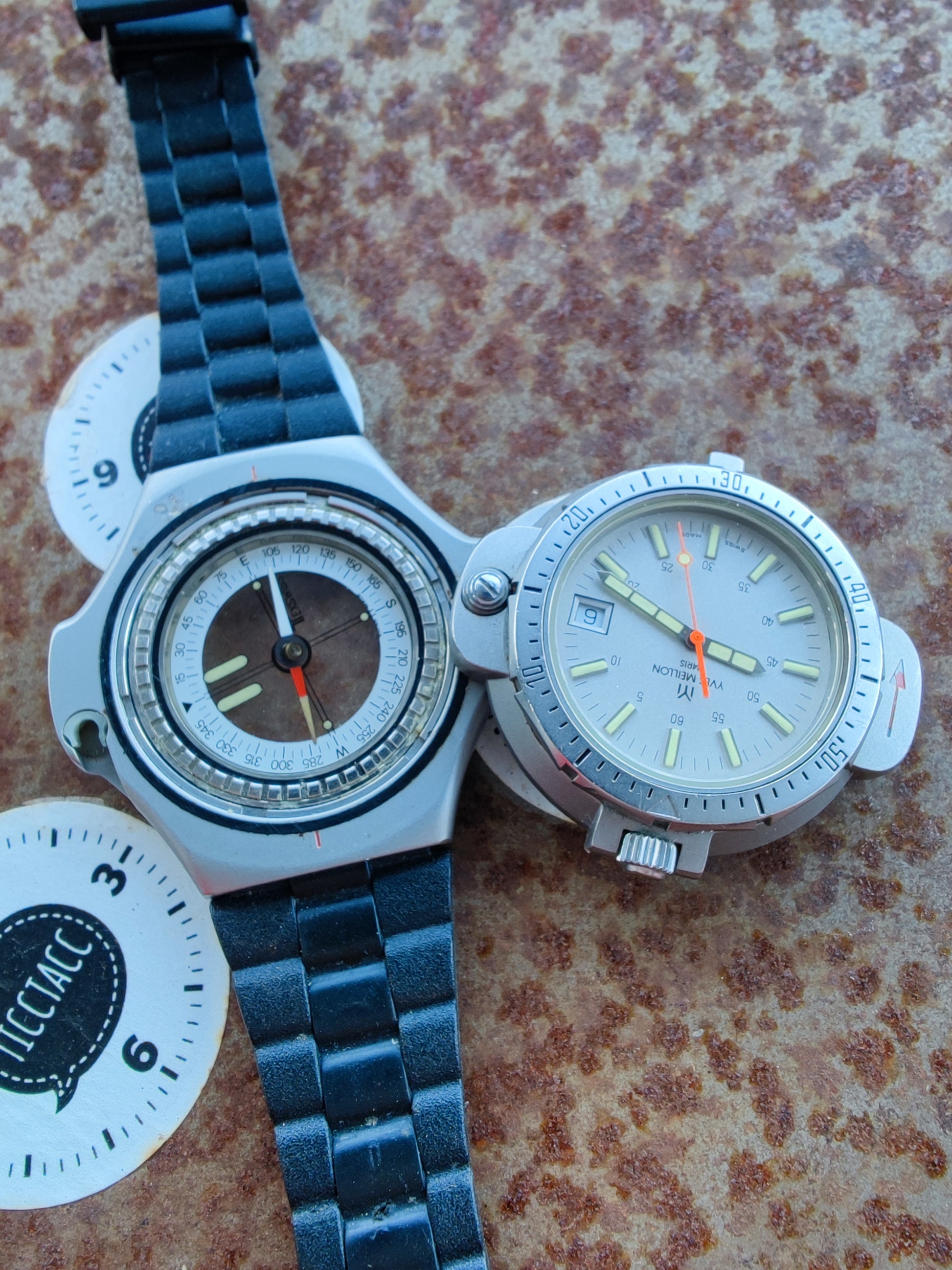 Watch And Compass