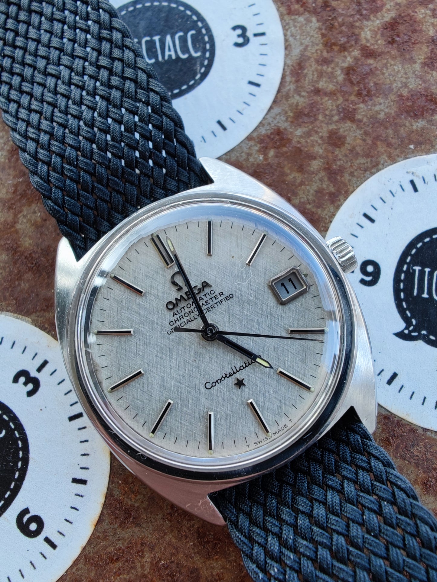 OMEGA Constellation Automatic  168.027 Linen Dial