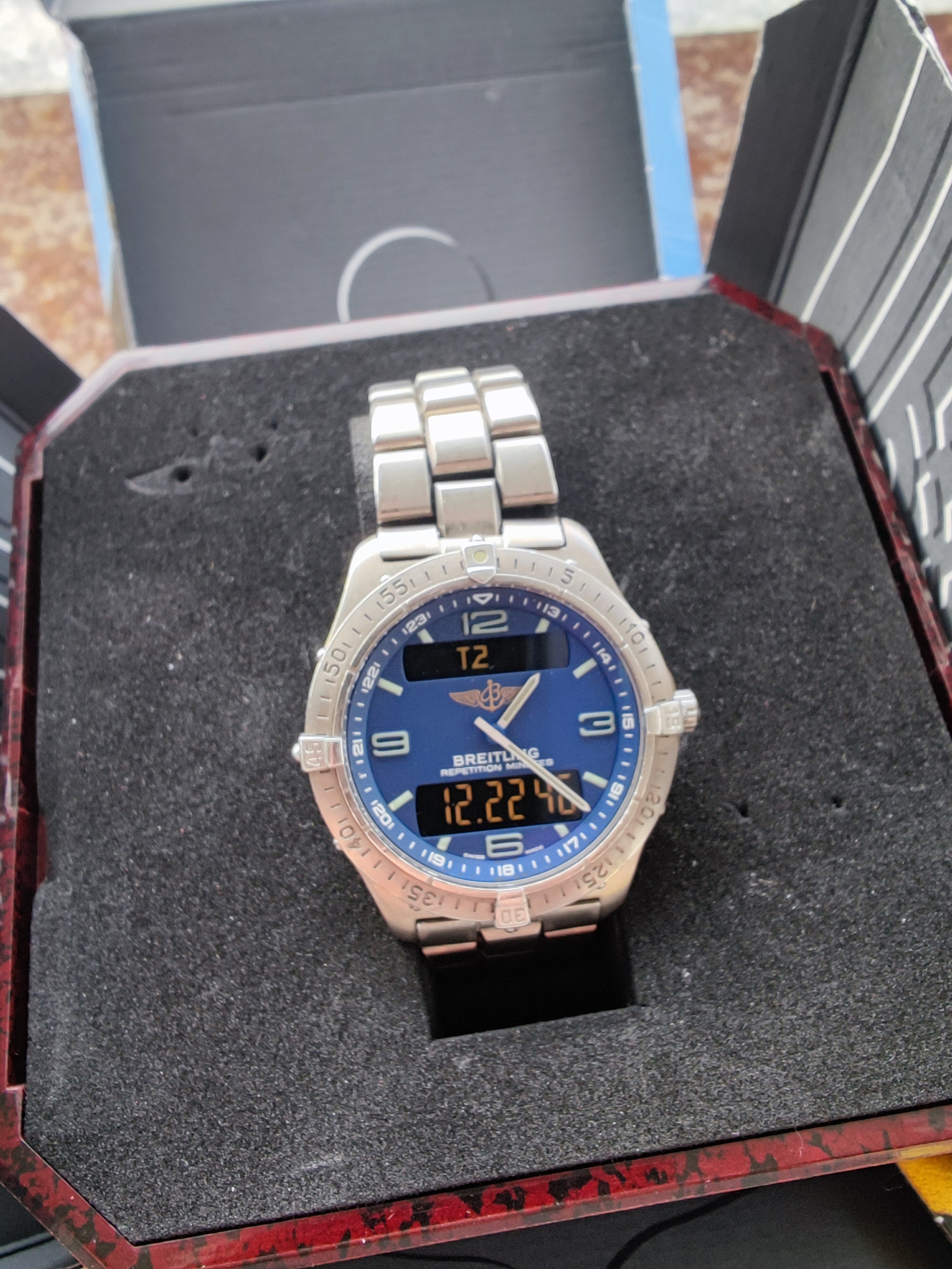 Breitling discount aerospace blue