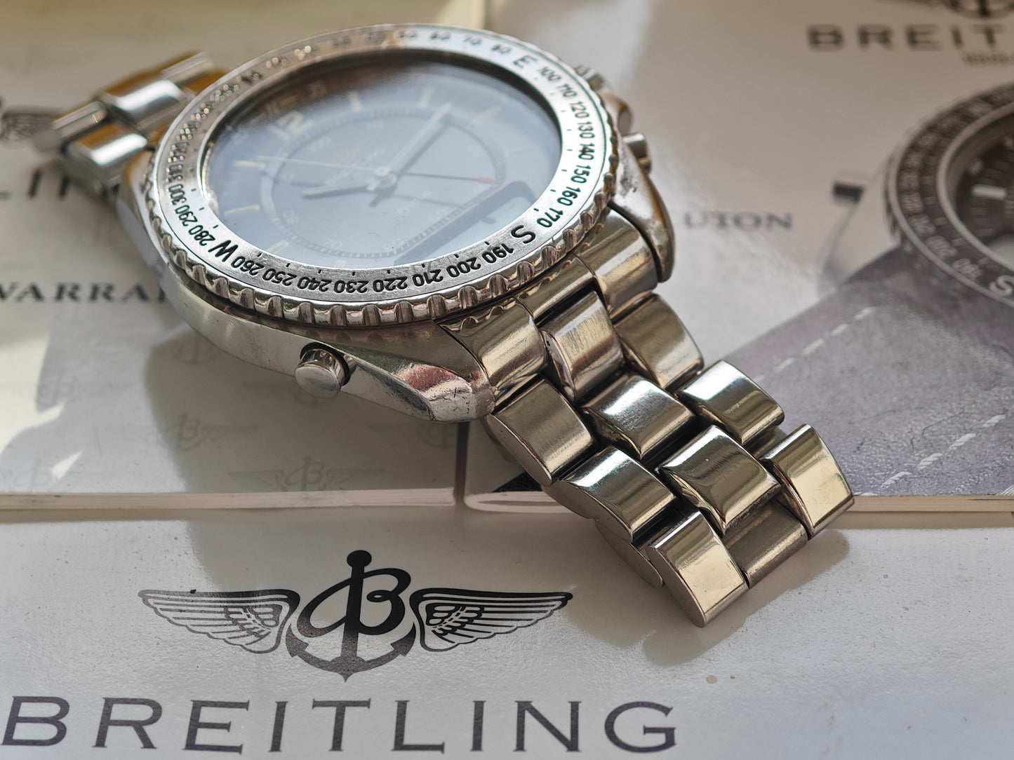 FULL SET - Breitling NEW PLUTON from 1996 Pluton only dial - SERVICE APR-2024