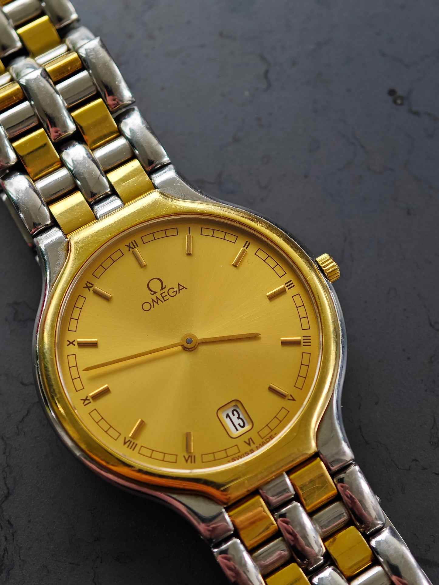 OMEGA DeVille "The Symbol" bicolor & goldtone dial