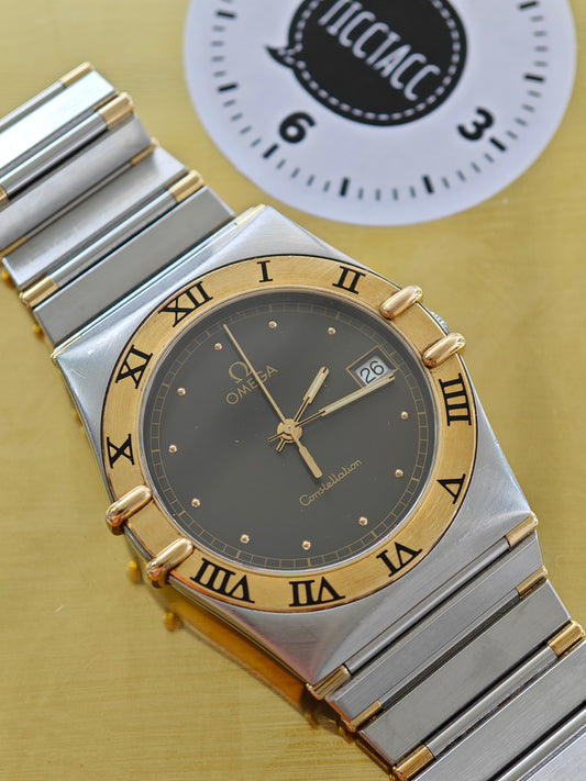 Rare Black Dial Omega Constellation Chronometer Manhattan