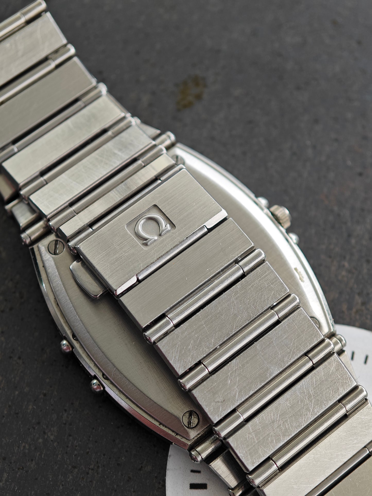 Rare Square Dial Omega Constellation all stainless steel - Service May 2024