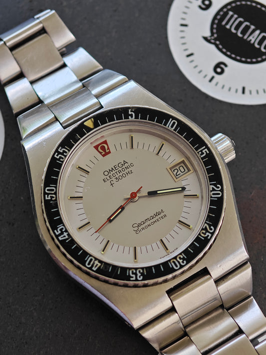 Silver dial OMEGA Seamaster f300 Diver 198.0005