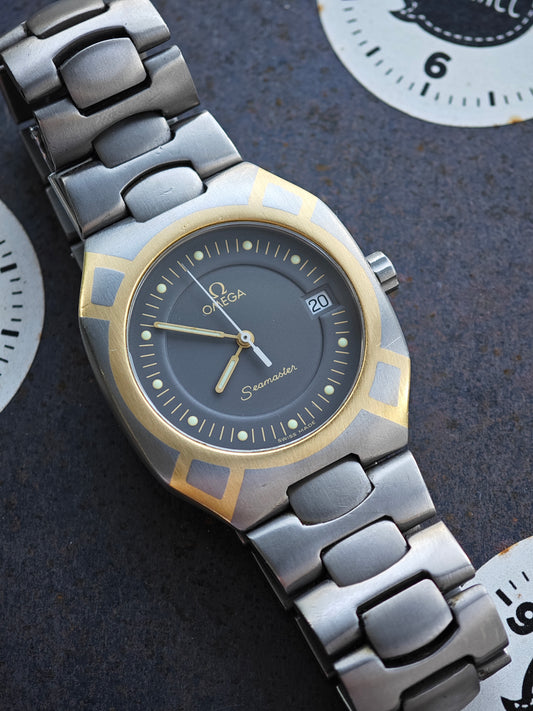 Good  OMEGA Polaris Titanium/Gold UNISEX