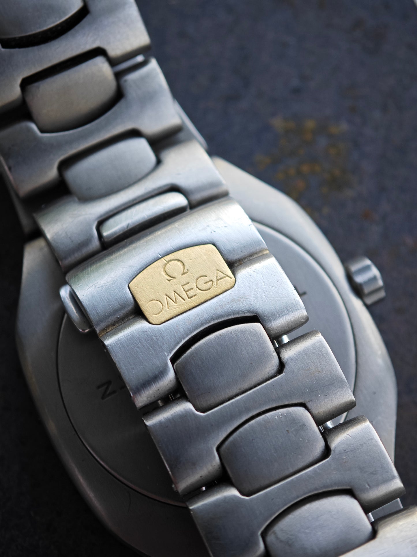 Good  OMEGA Polaris Titanium/Gold UNISEX