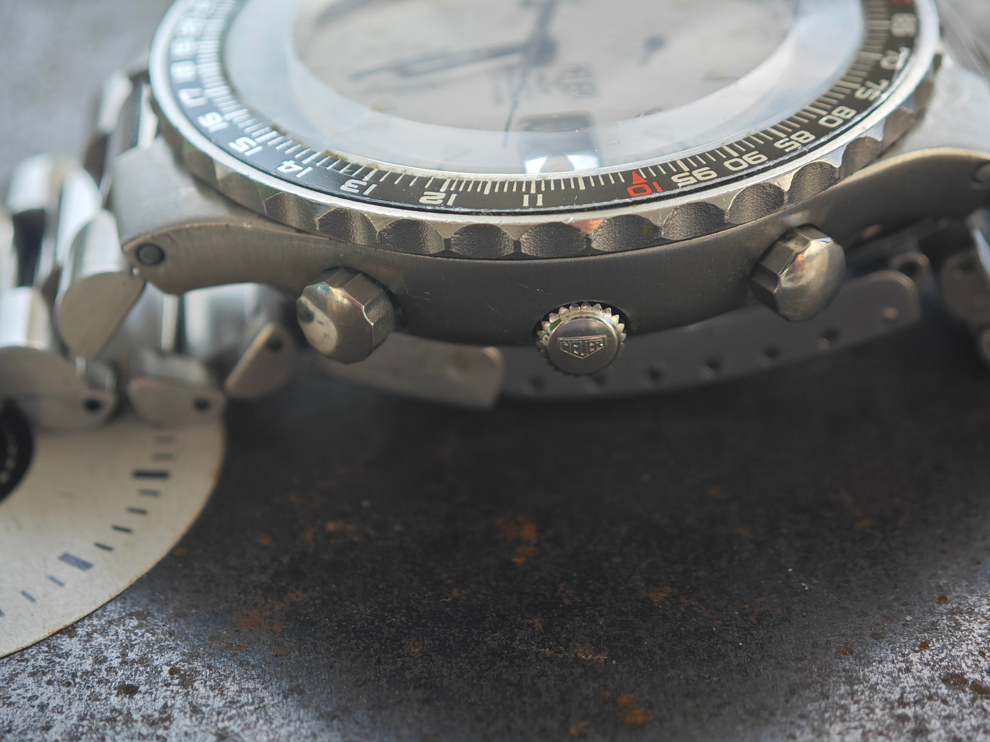 All HEUER Silver Dial Heuer Pilot 230.006