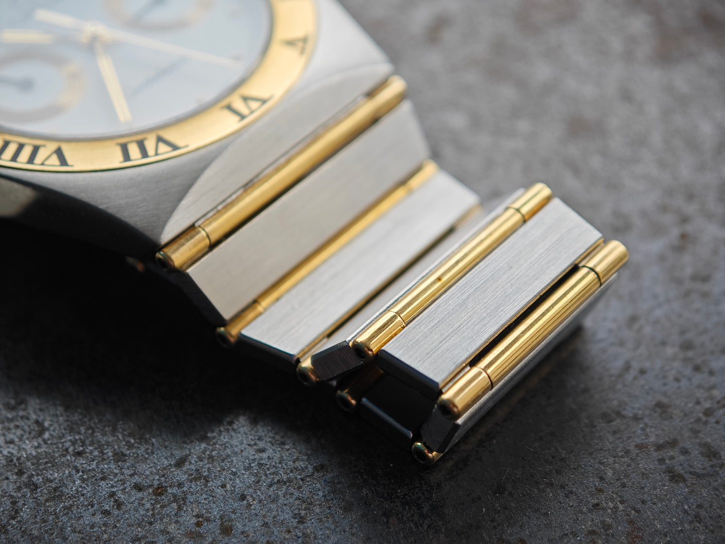 Almost New OMEGA Constellation Manhattan bicolor - TOP Collectors Conditions