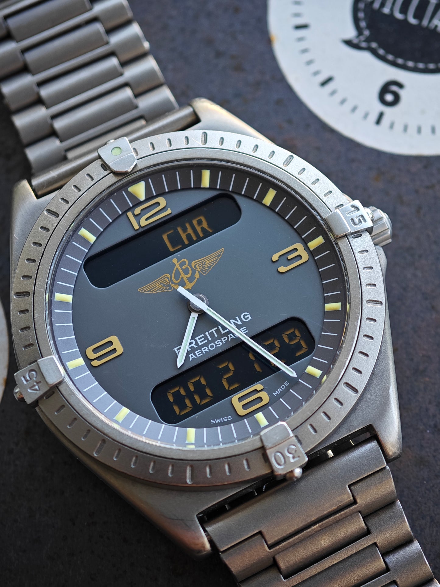 SUPER MINT - Breitling Aerospace 80360 - 1st Batch Serial