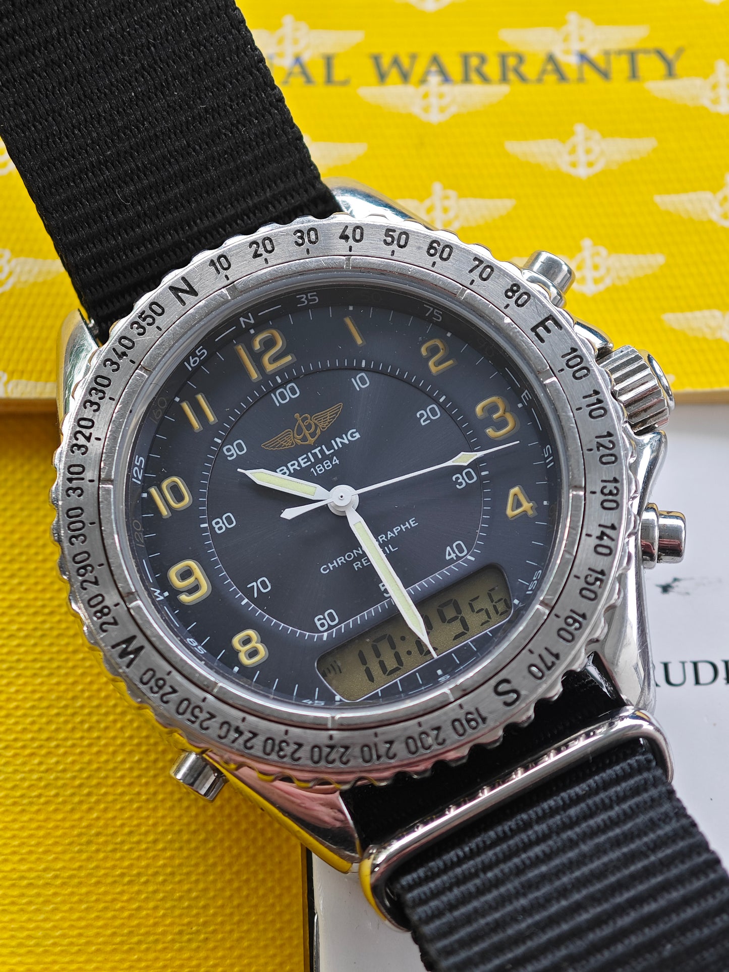 2001 - Breitling Pluton REVEIL/Intruder A51035 & All Papers