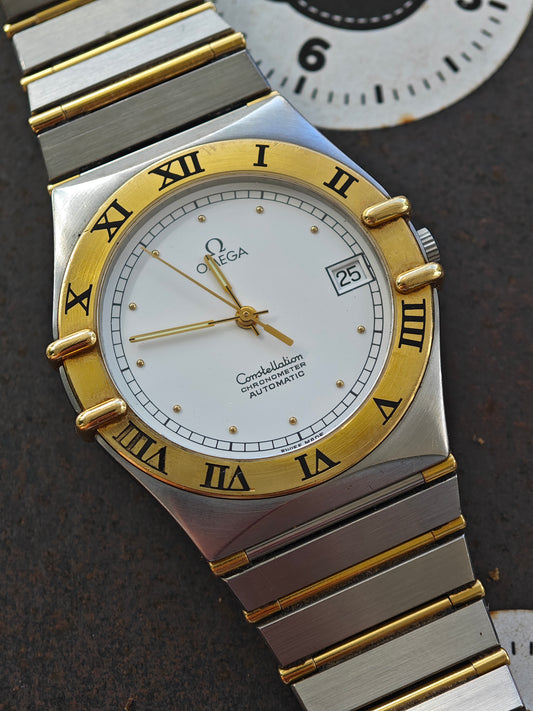 1986 - TOP Conditions OMEGA Automatic Constellation Manhattan bicolor