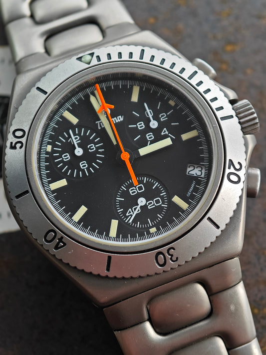 TUTIMA Pacific Military Chrono - Titanium - Service