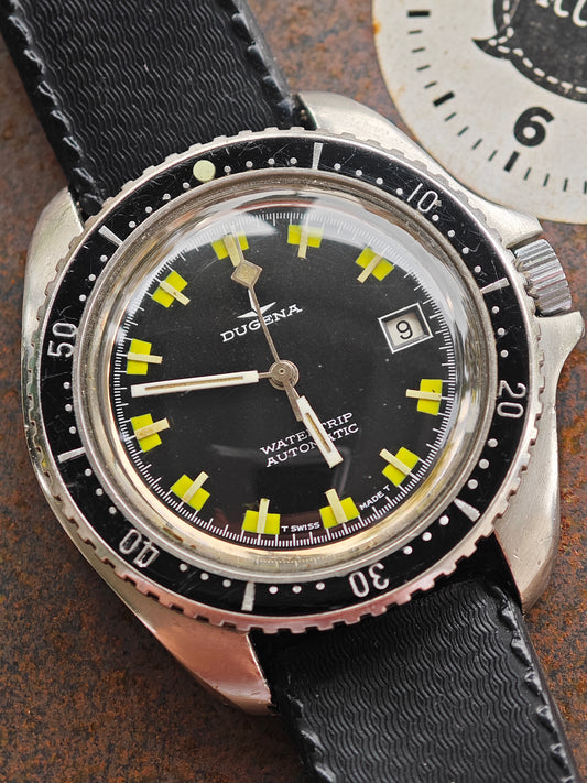 DUGENA Watertrip Automatic Military Diver / Monnin & Alaska Strap