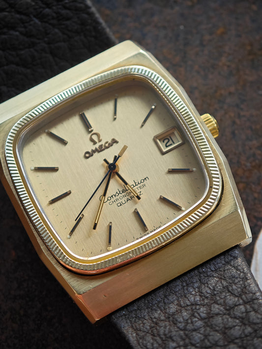 Amazing OMEGA Constellation cal. 1342 TV & OMEGA Strap & Buckle