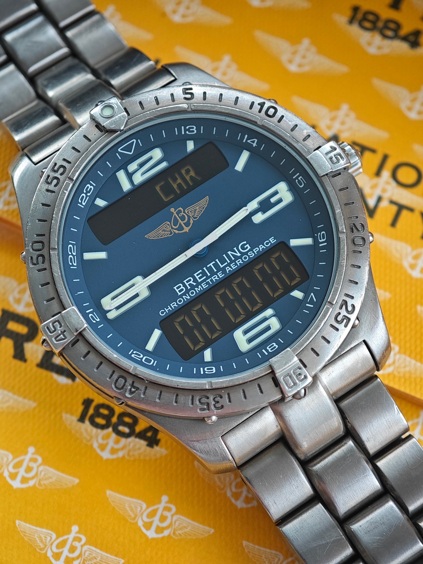 Ultra Rare Blue Breitling Aerospace E75362 - FULL SET from 2005