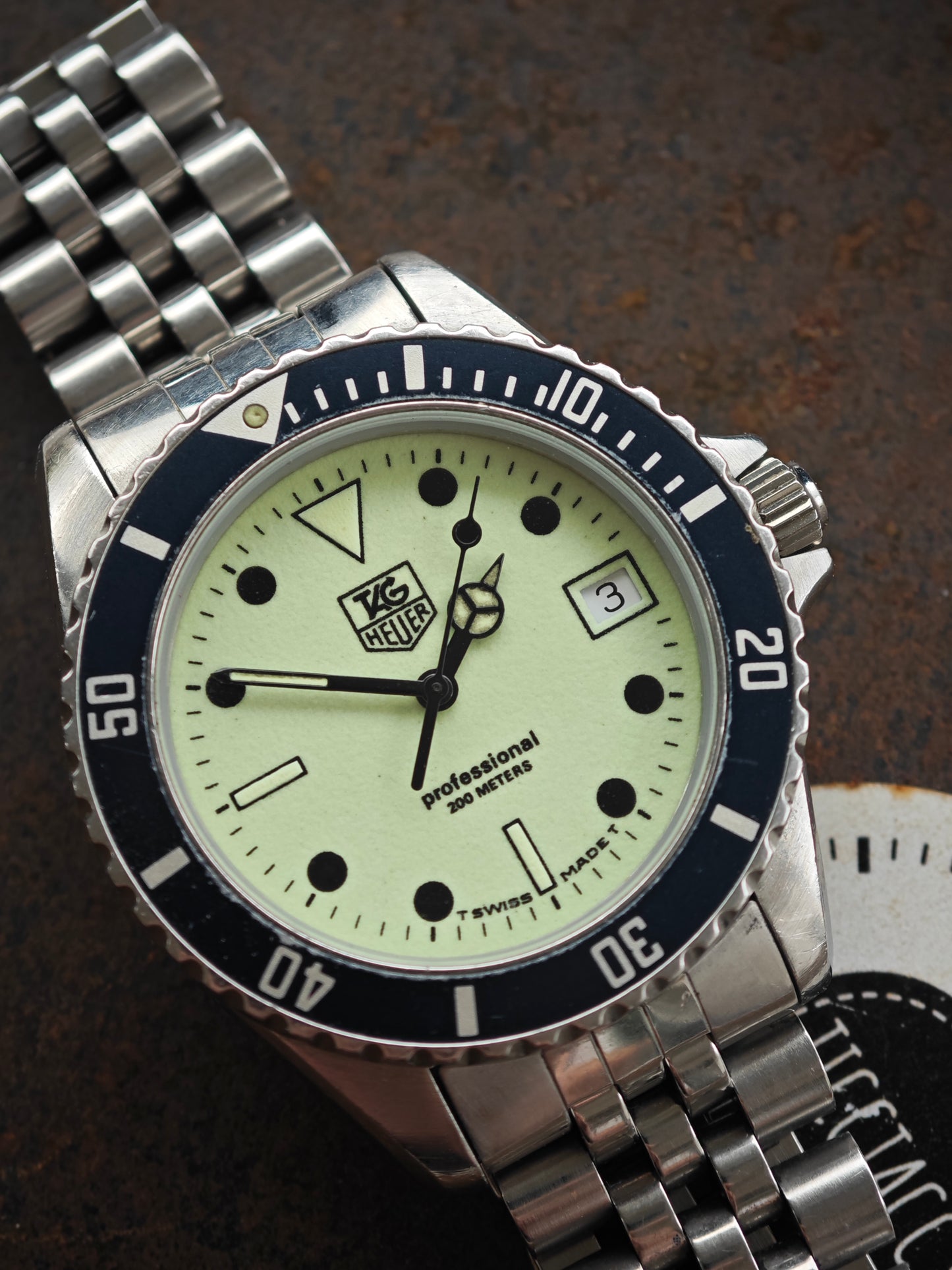 1990 TAG HEUER Night Diver 980.113N - FULL SET