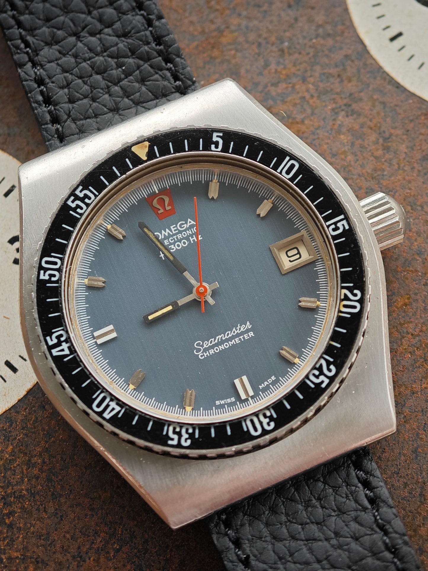 Ultra Rare OMEGA Seamaster Diver f300 with Jeans Blue Color dial