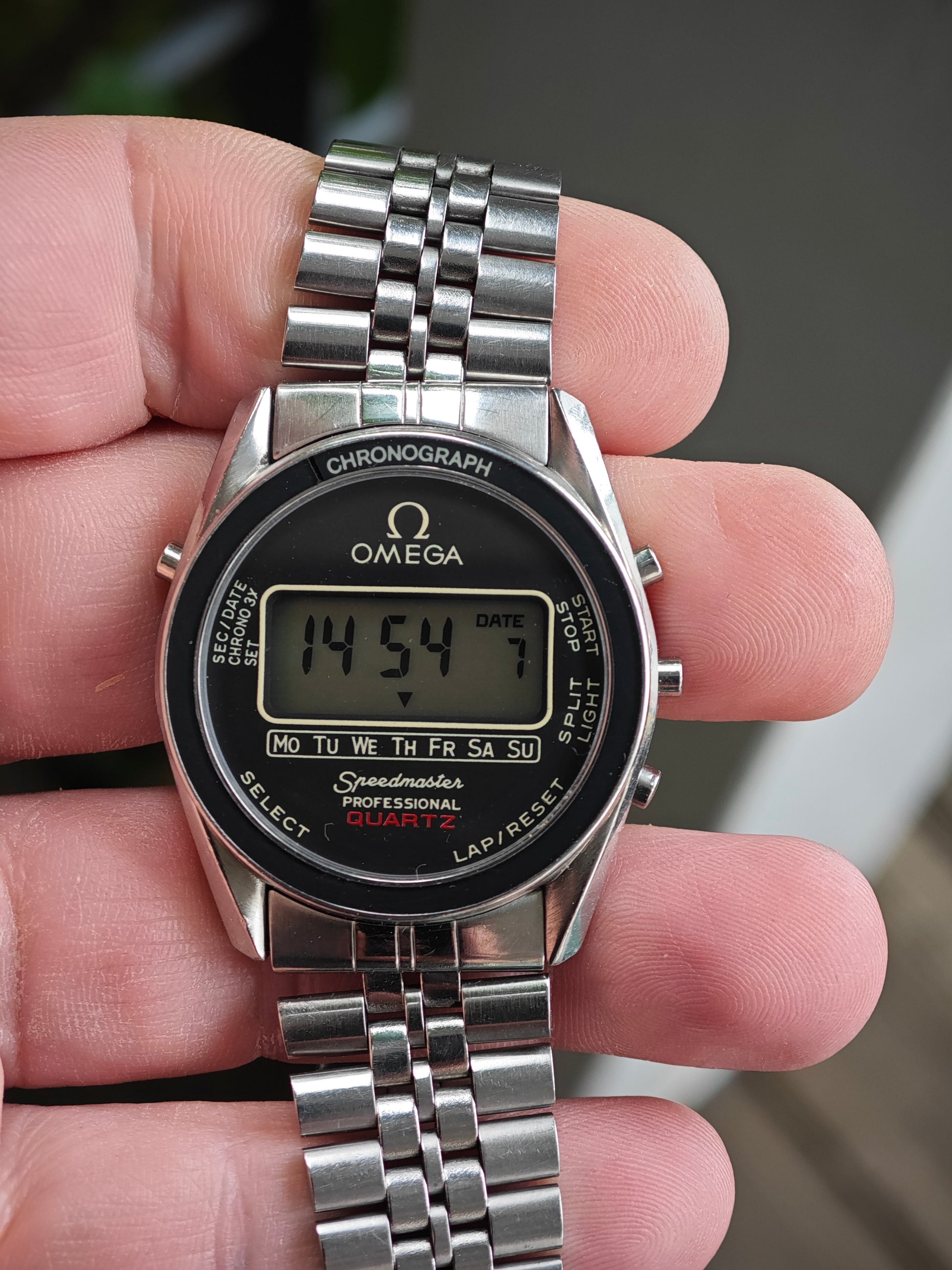 SUPER seltene OMEGA Speedmaster LCD 1620 Service &