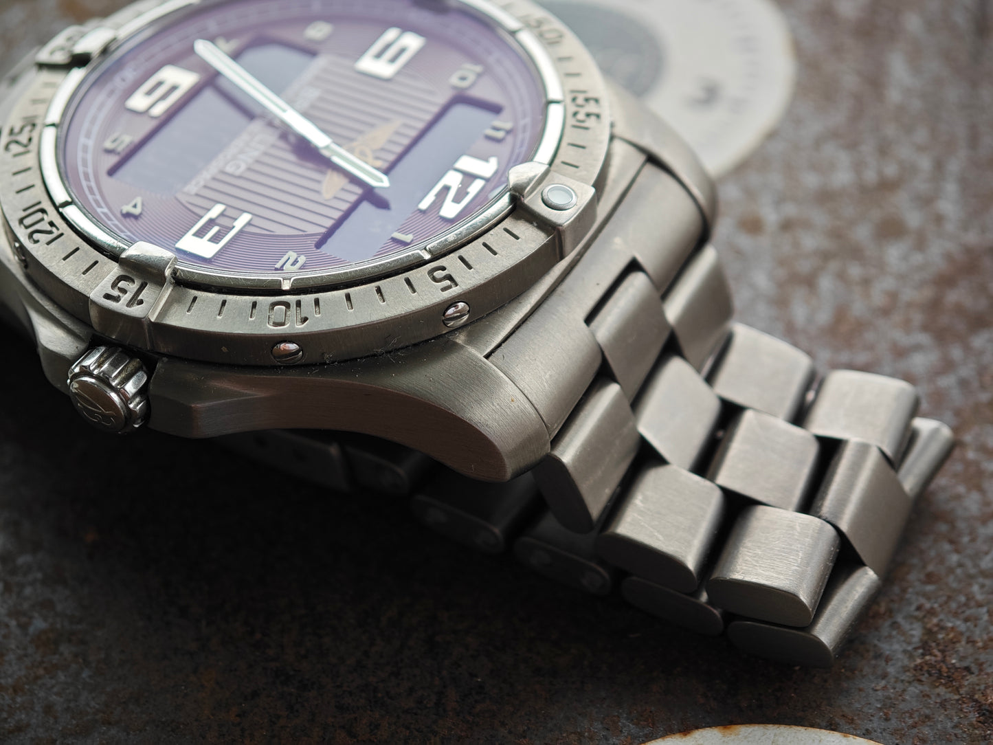 Super Rare Breitling Avantage E79362 with Grey Dial