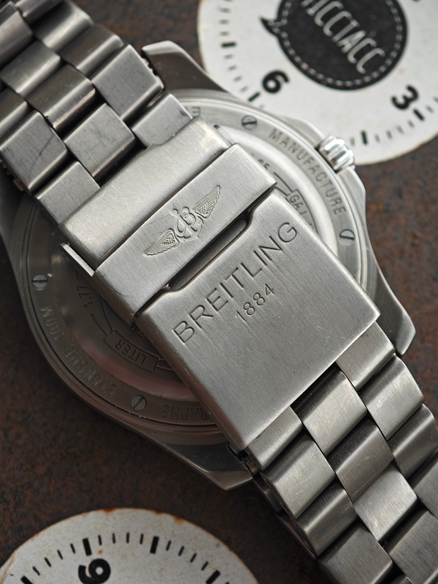 Super Rare Breitling Avantage E79362 with Grey Dial