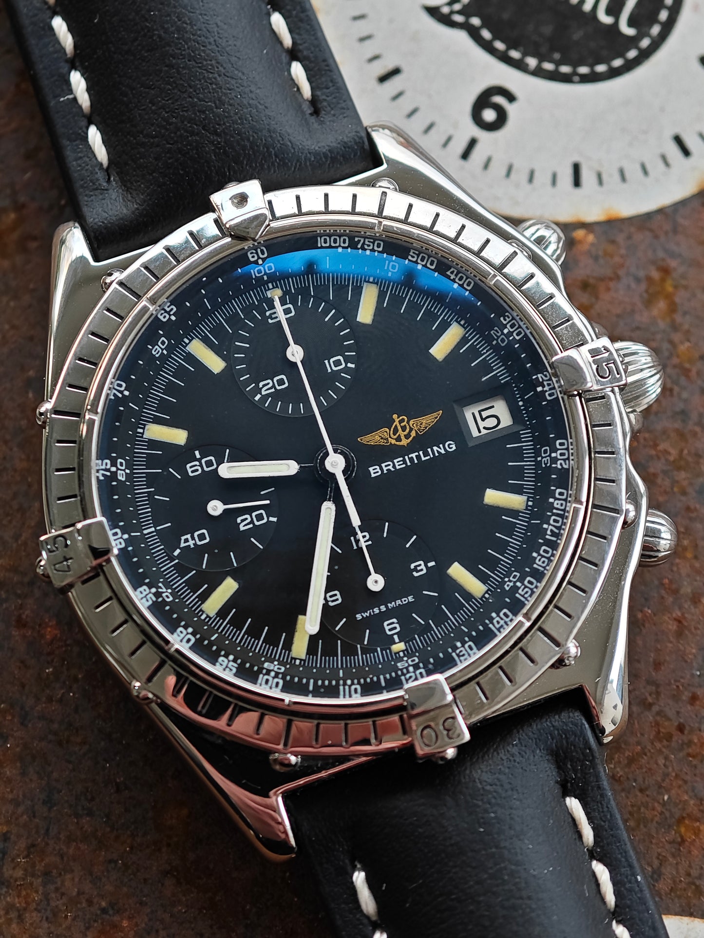 MINT Vintage Breitling Chronomat 81950 A