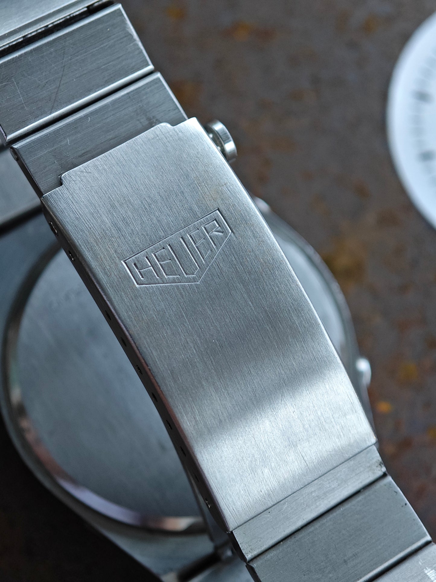 HOLY GRAIL HEUER Kentucky LCD - Large 39mm Version all Stainless Steel