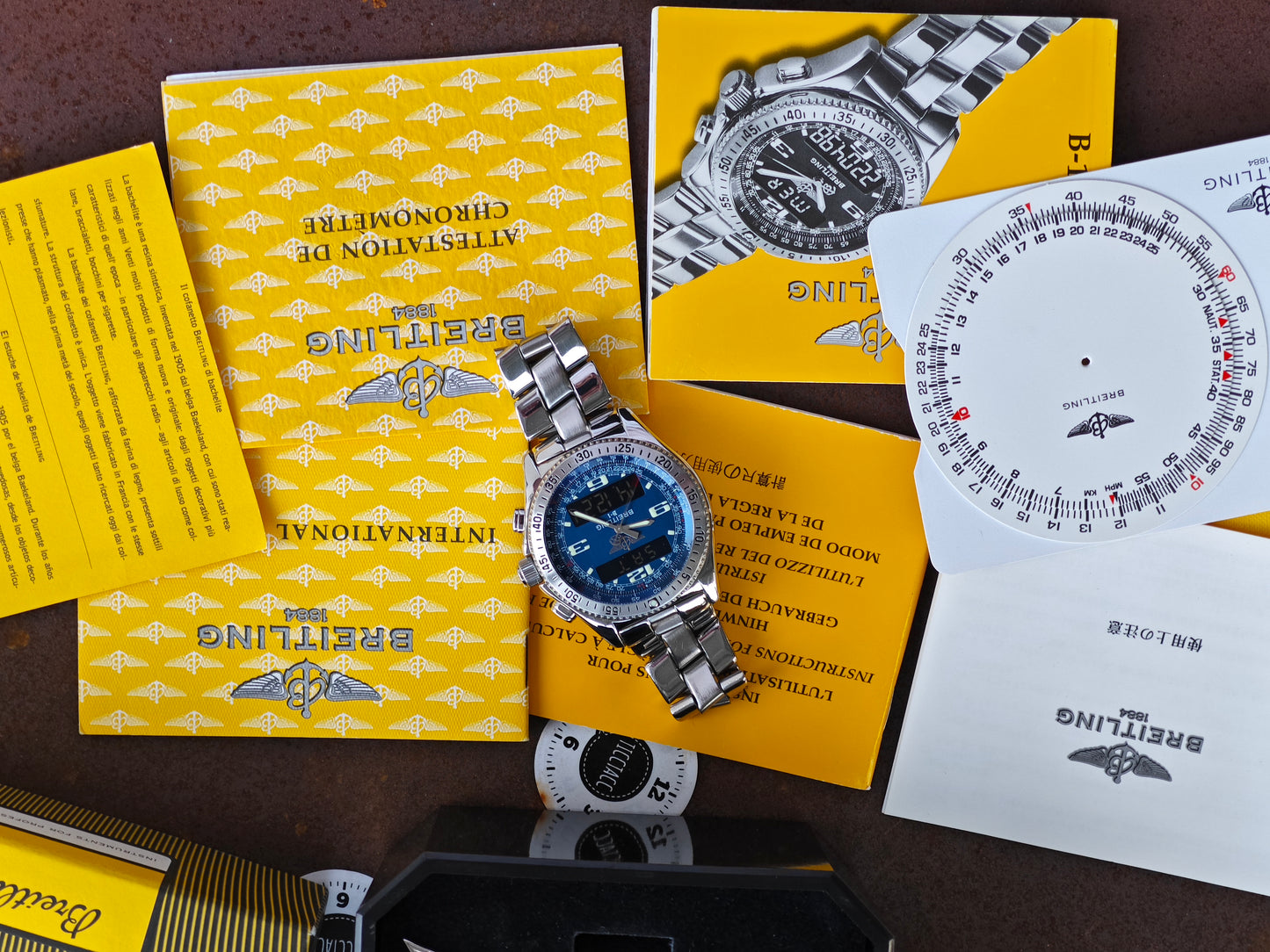 MINT Breitling B1 MEGA MEGA FULL SET - Light & Sound Work