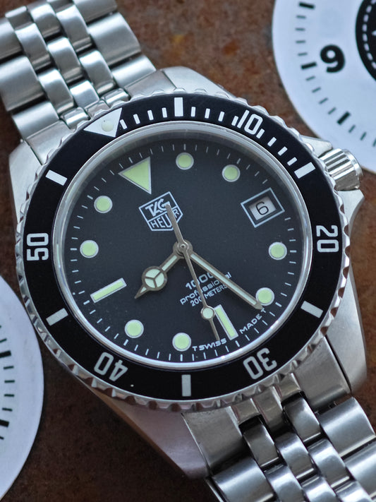 TAG HEUER 1000 Diver 200m / Stainless Steel/ org Tag Heuer Movement