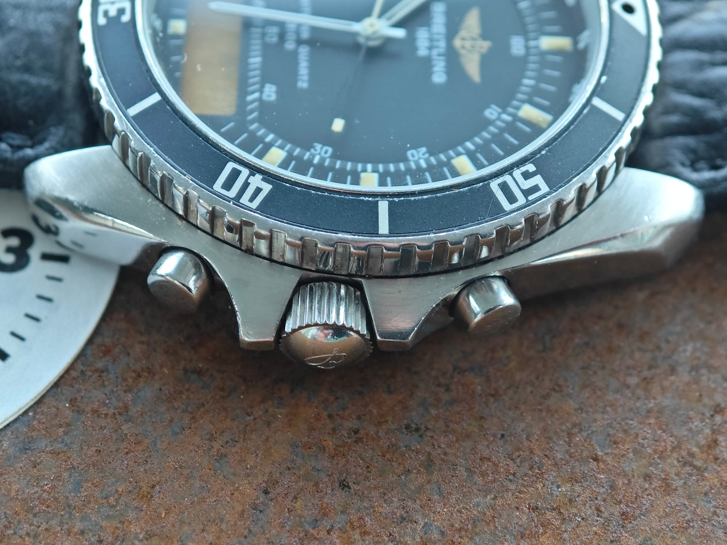 Extremely Rare Breitling Navitimer as worn by Patrick Swayze in Break Point 1991