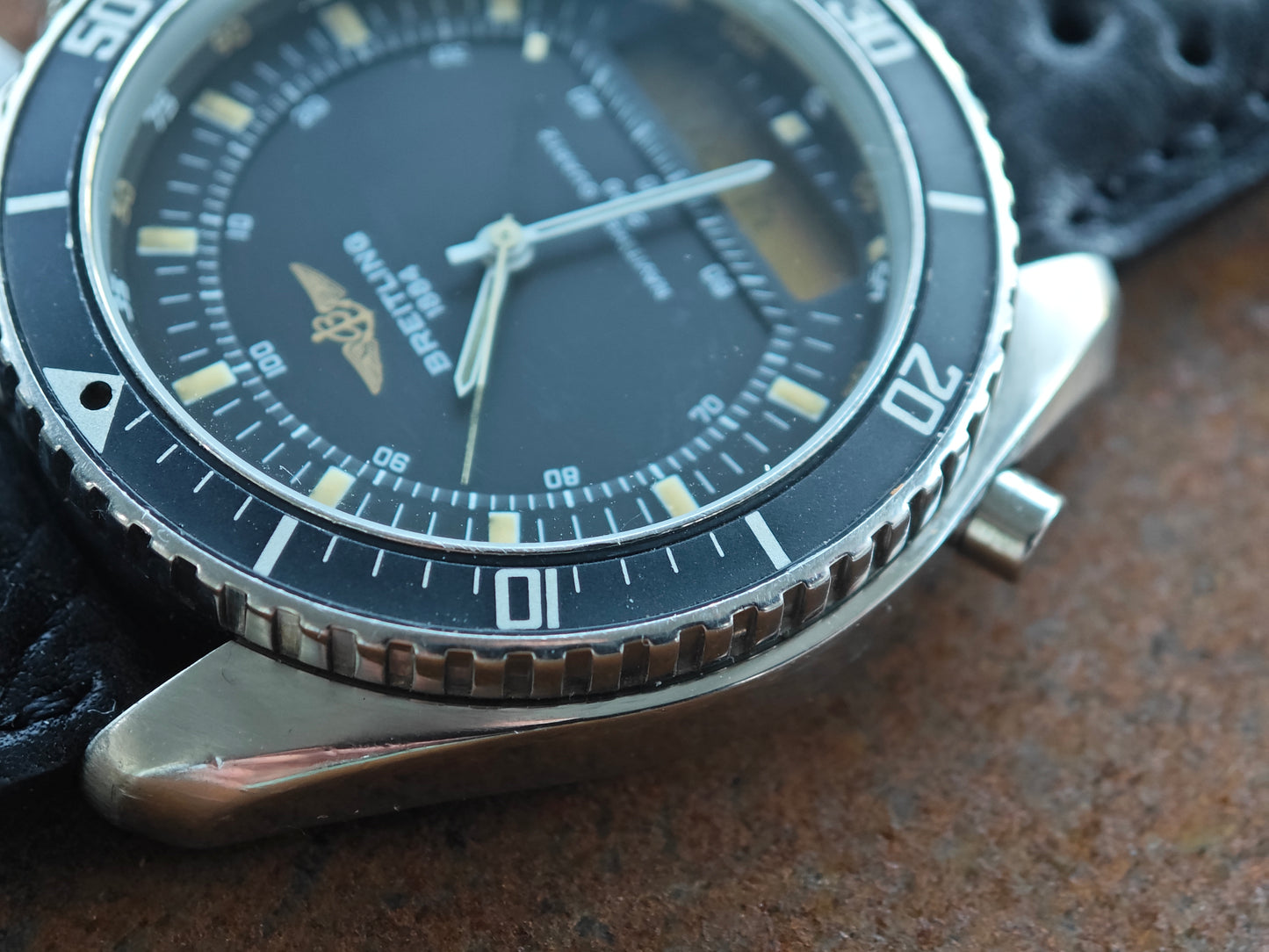 Extremely Rare Breitling Navitimer as worn by Patrick Swayze in Break Point 1991