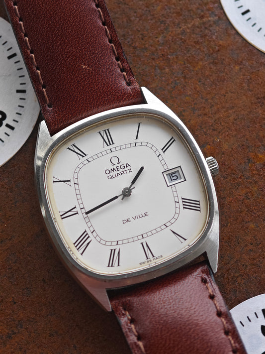 Rare Romam Numerals OMEGA DeVille White Dial & Smart movement