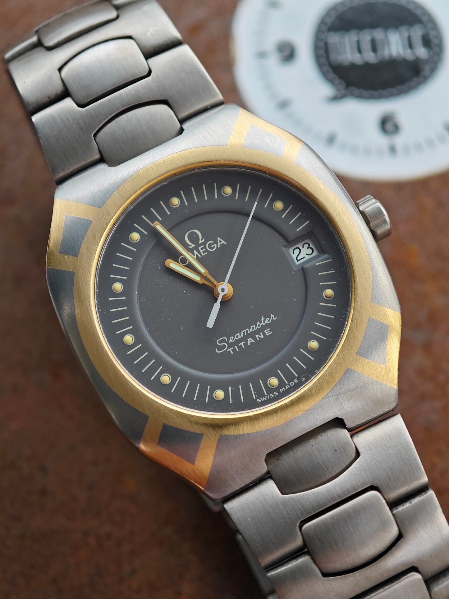 MINT+++ OMEGA Polaris Titanium/Gold Mens Watch 32mm - UNISEX & Manual