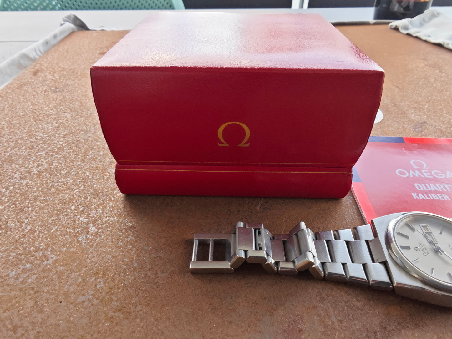 Super Rare OMEGA SEAMASTER 196.0089 & Chatelain bracelet & BOX & Manual