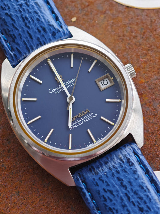 MINT++++ RARE OMEGA C-Shape Blue Dial Automatic