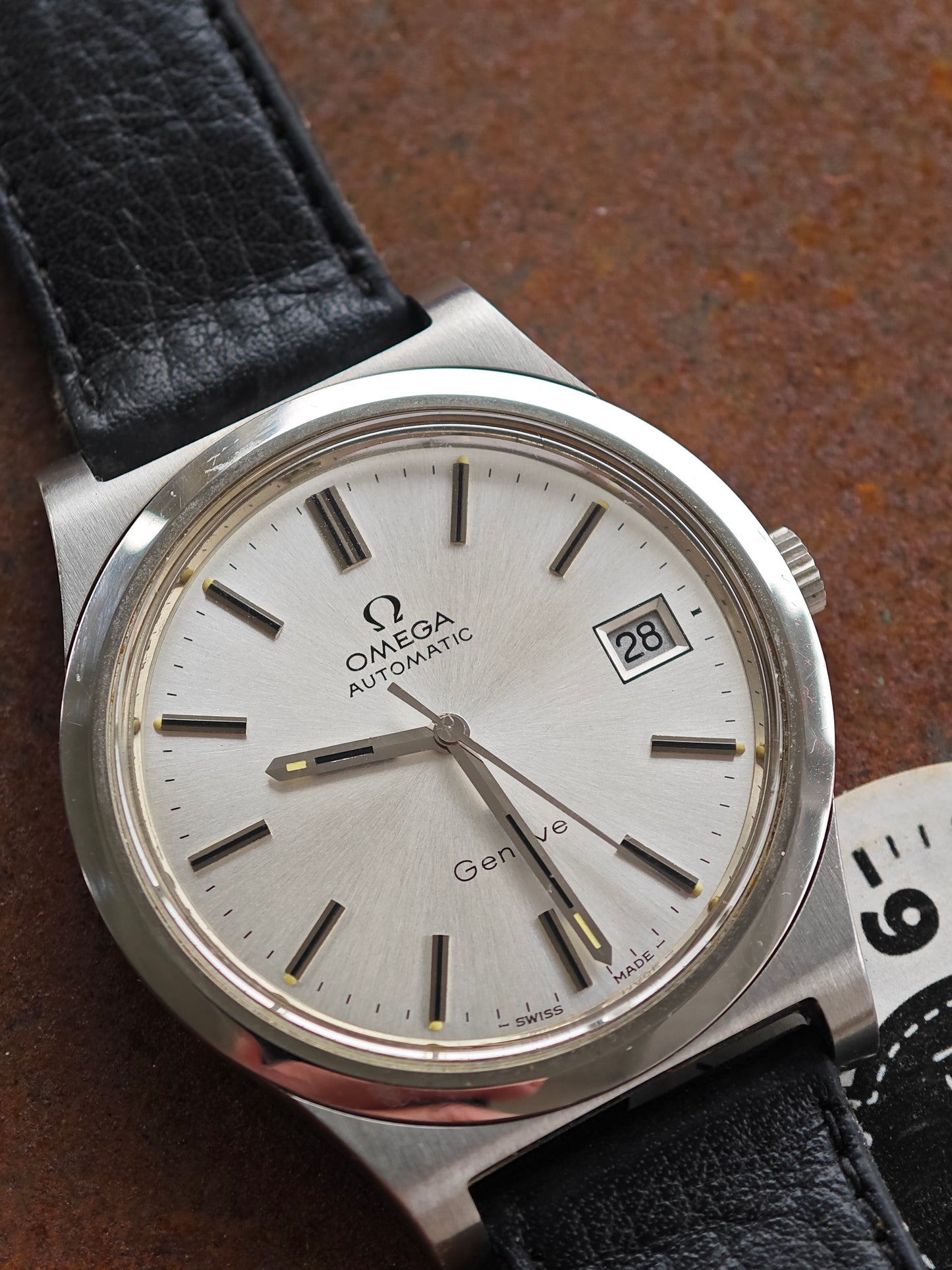 NOS OMEGA Automatic GENEVE 166.0168 & BOX