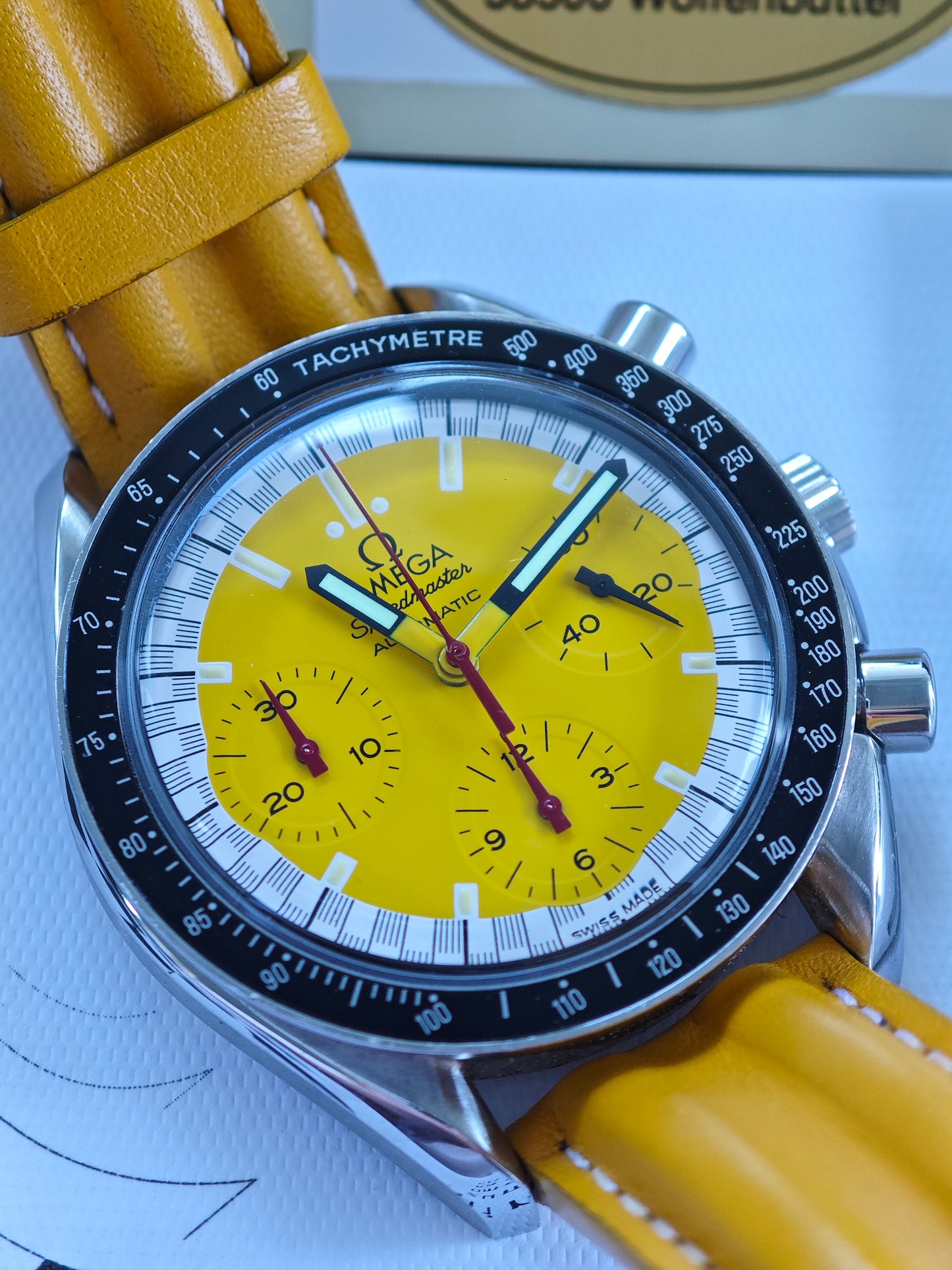 OMEGA Speedmaster M. Schumachler Edition Mega Full Set 1996 Invoice